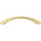 Jeffrey Alexander 128 mm Center-to-Center Brushed Gold Wheeler Cabinet Pull 678-128BG - alternate 2
